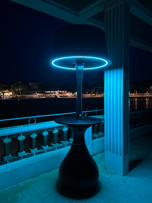 Lampe Sonorisée Isis Noir