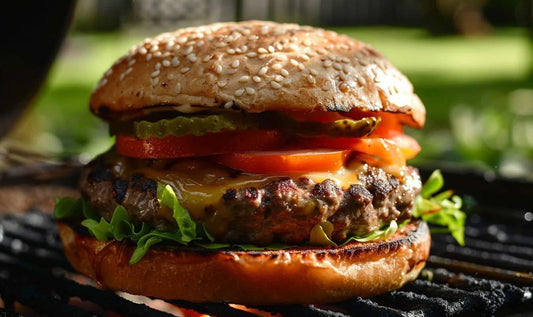 Recette de burger au braséro : la cuisson parfaite pour un savoureux sandwich grillé